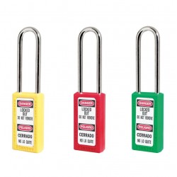 supplier distributor jual bilingual safety padlock 411lt masterlock jakarta indonesia harga murah