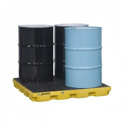 supplier distributor jual 4 drum spill containment pallet yellow jusrite jakarta indonesia harga murah