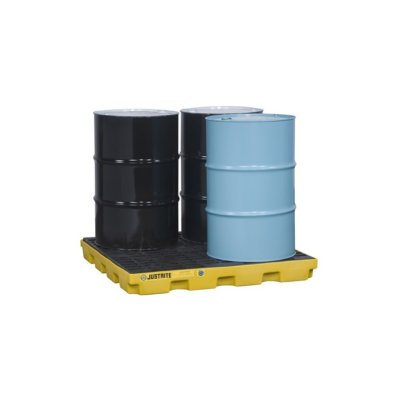 supplier distributor jual 4 drum spill containment pallet yellow jusrite jakarta indonesia harga murah