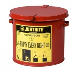 supplier distributor jual oily waste can 2 gallon 8l red jusrite jakarta indonesia harga murah