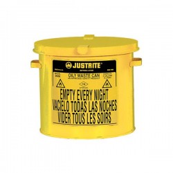 supplier distributor jual oily waste can 2 gallon 8l yellow jusrite jakarta indonesia harga murah