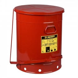 supplier distributor jual oily waste can foot operated red jusrite jakarta indonesia harga murah