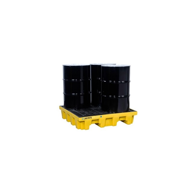 supplier distributor jual 4 drum spill deck containment pallet yellow jusrite jakarta indonesia harga murah