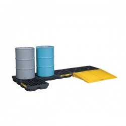 supplier distributor jual 2 drum spill deck containment pallet black jusrite jakarta indonesia harga murah 2