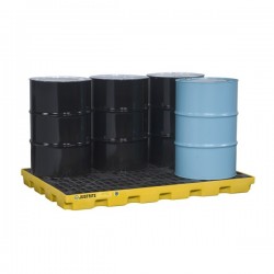 supplier distributor jual 6 drum spill containment pallet yellow jusrite jakarta indonesia harga murah 2