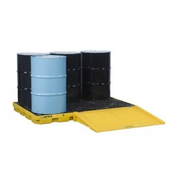 supplier distributor jual 6 drum spill containment pallet yellow jusrite jakarta indonesia harga murah 3