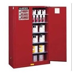 supplier distributor jual hazardous material storage safety cabinet red jusrite jakarta indonesia harga murah 1