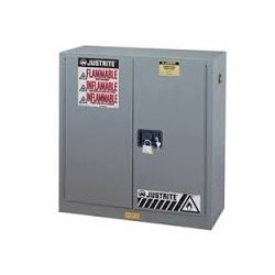 supplier distributor jual self closing flammable storage safety cabinet grey 894523 jusrite jakarta indonesia harga murah