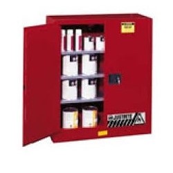 supplier distributor jual 893001 flammable safety cabinet red jusrite jakarta indonesia harga murah 1