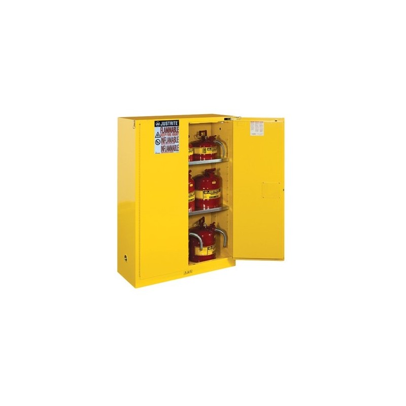 supplier distributor jual 45 gallon flammable safety cabinet yellow 894520 jusrite jakarta indonesia harga murah 1