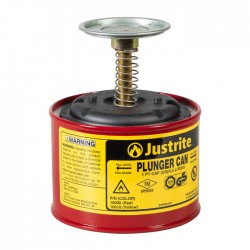 Justrite 10008 Safety Plunger Cans