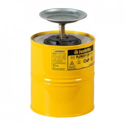 Justrite 10318 Safety Plunger Cans